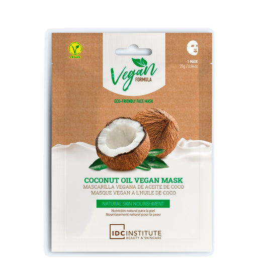 IDC - MASCHERA VISO VEGANA ALL'OLIO DI COCCO - Nutrimento naturale della pelle