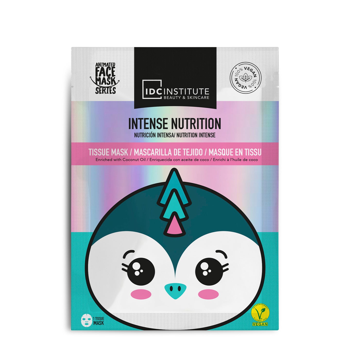 MASCHERA VISO VEGANA NUTRIZIONE INTENSA - Animated Face Mask Series