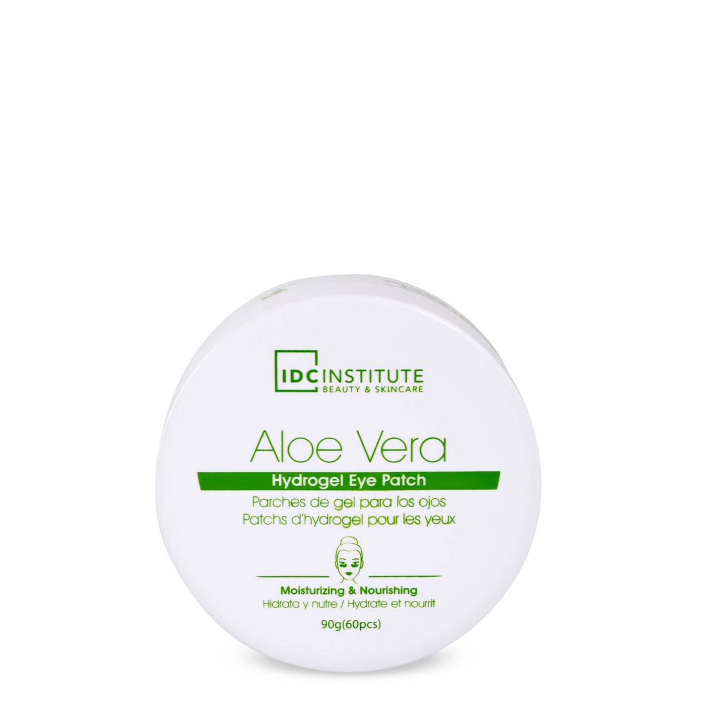 IDC - MASCHERA OCCHI 60pz | PATCH IDROGEL ALL' ALOE VERA - Contorno occhi rivitalizzante, idrata e nutre