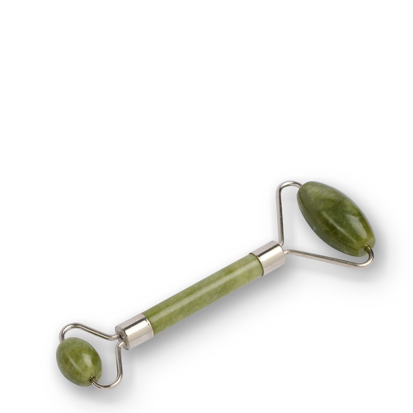 DOPPIO RULLO IN PIETRA NATURALE DI GIADA - Massaggiatore viso per rivitalizzare la pelle