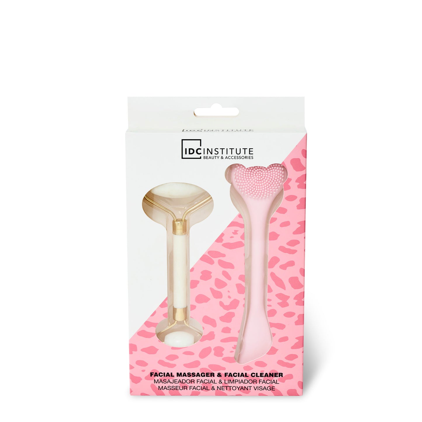 SET PER DETERGERE IL VISO - Massaggiatore doppio rullo e Spazzola pulizia facciale