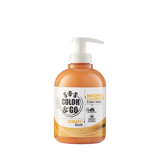ALAMA SOS COLOR & GO - Maschera colorata condizionante Dorato