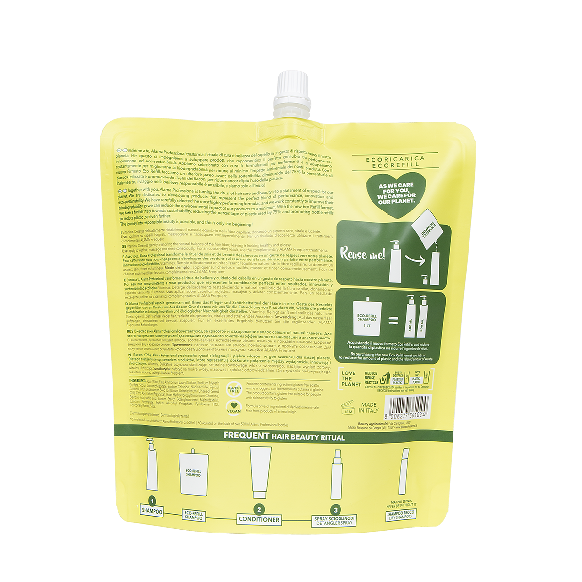 RICARICA | da VIAGGIO - Shampoo lavaggi frequente