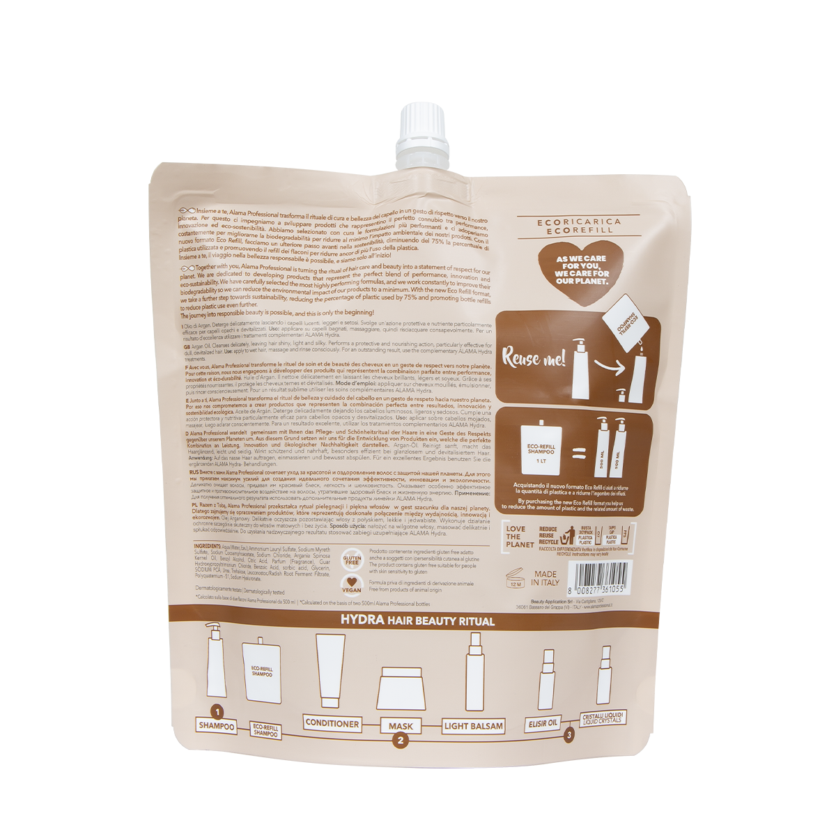 RICARICA | da VIAGGIO - Shampoo idratante per capelli secchi