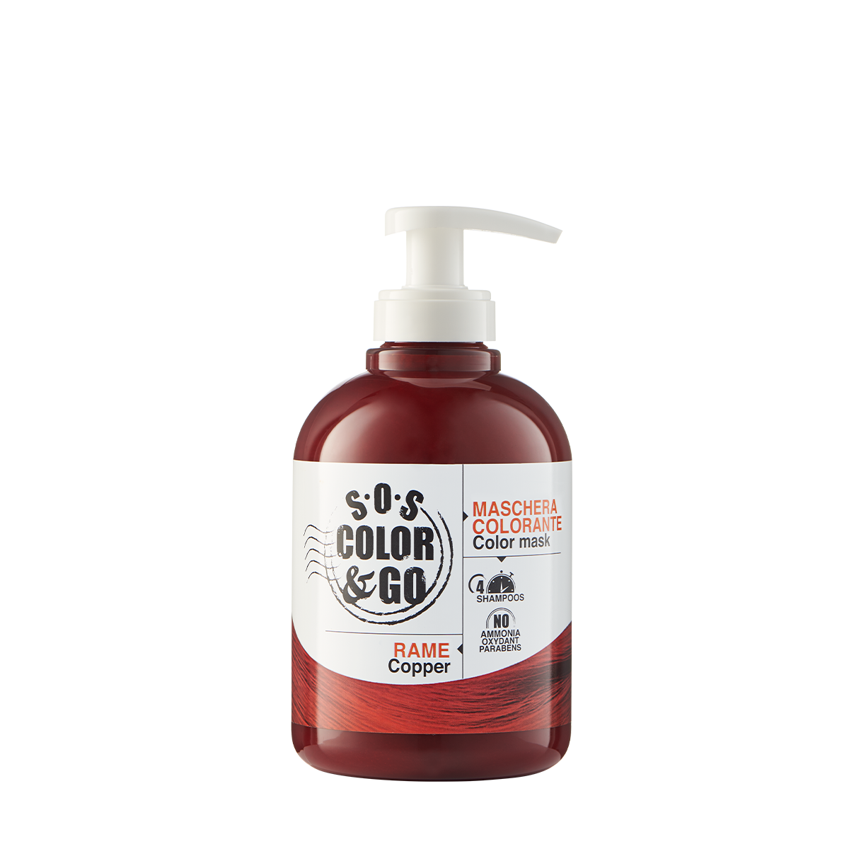 ALAMA SOS COLOR & GO - Maschera Colorata condizionante Rame