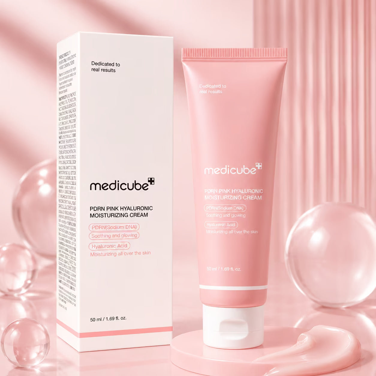 MEDICUBE PDRN PINK HYALURONIC MOISTURIZING CREAM 50ml