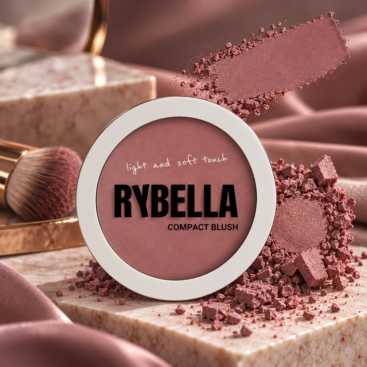 RYBELLA COMPACT BLUSH - Fard in Polvere Compatta Vegan 7 g