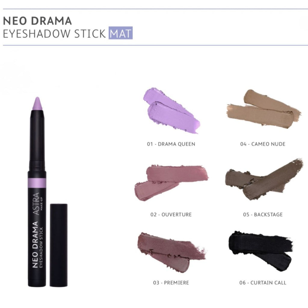 ASTRA MAKE-UP Neo Drama Eyeshadow Stick MAT – Ombretto in Stick