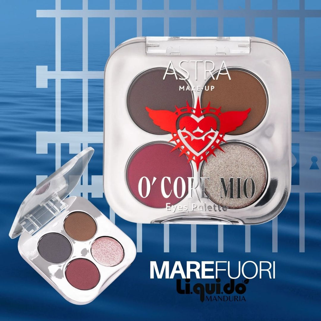 ASTRA MAKE-UP MARE FUORI O’ CORE MIO – Palette Occhi sguardo profondo