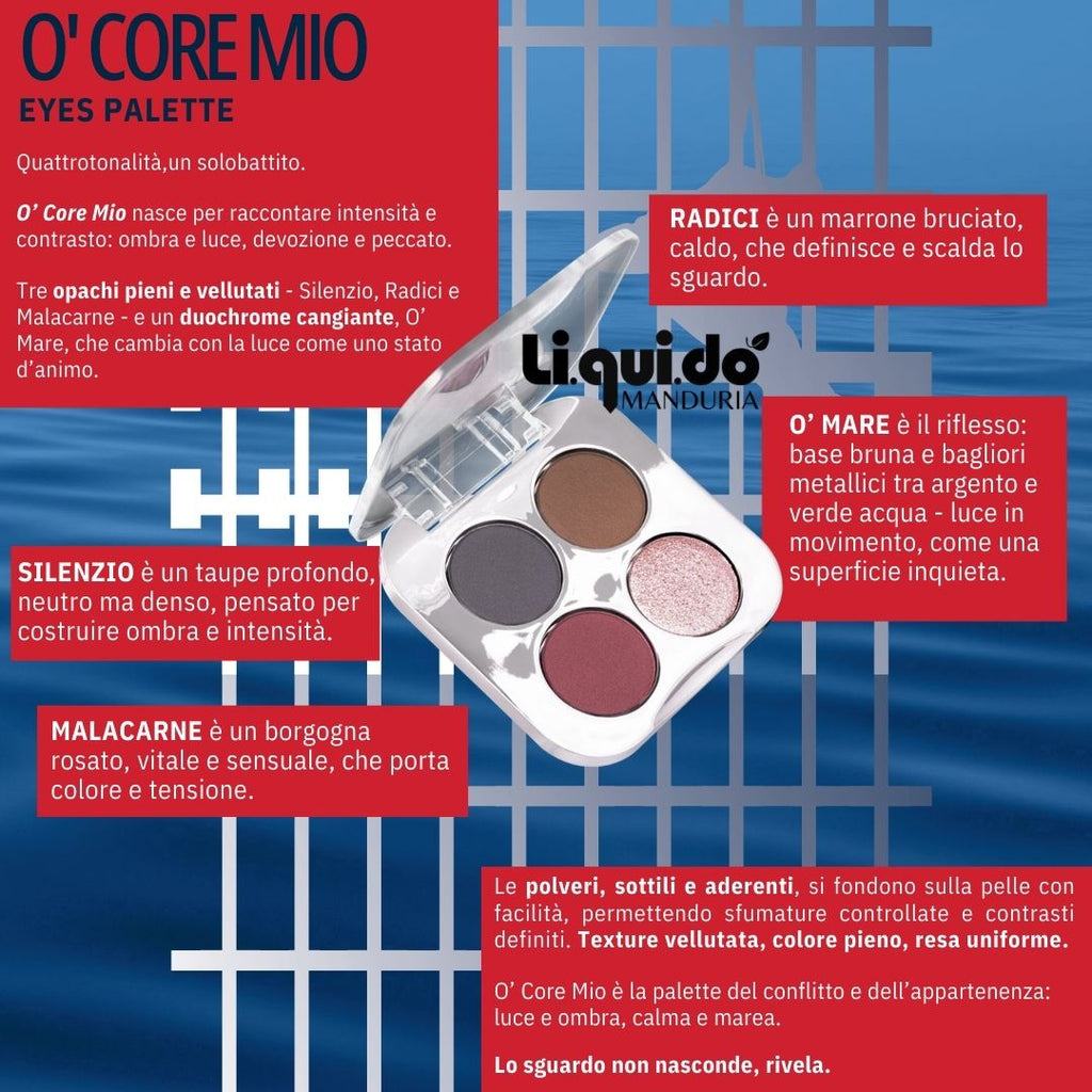 ASTRA MAKE-UP MARE FUORI O’ CORE MIO – Palette Occhi sguardo profondo