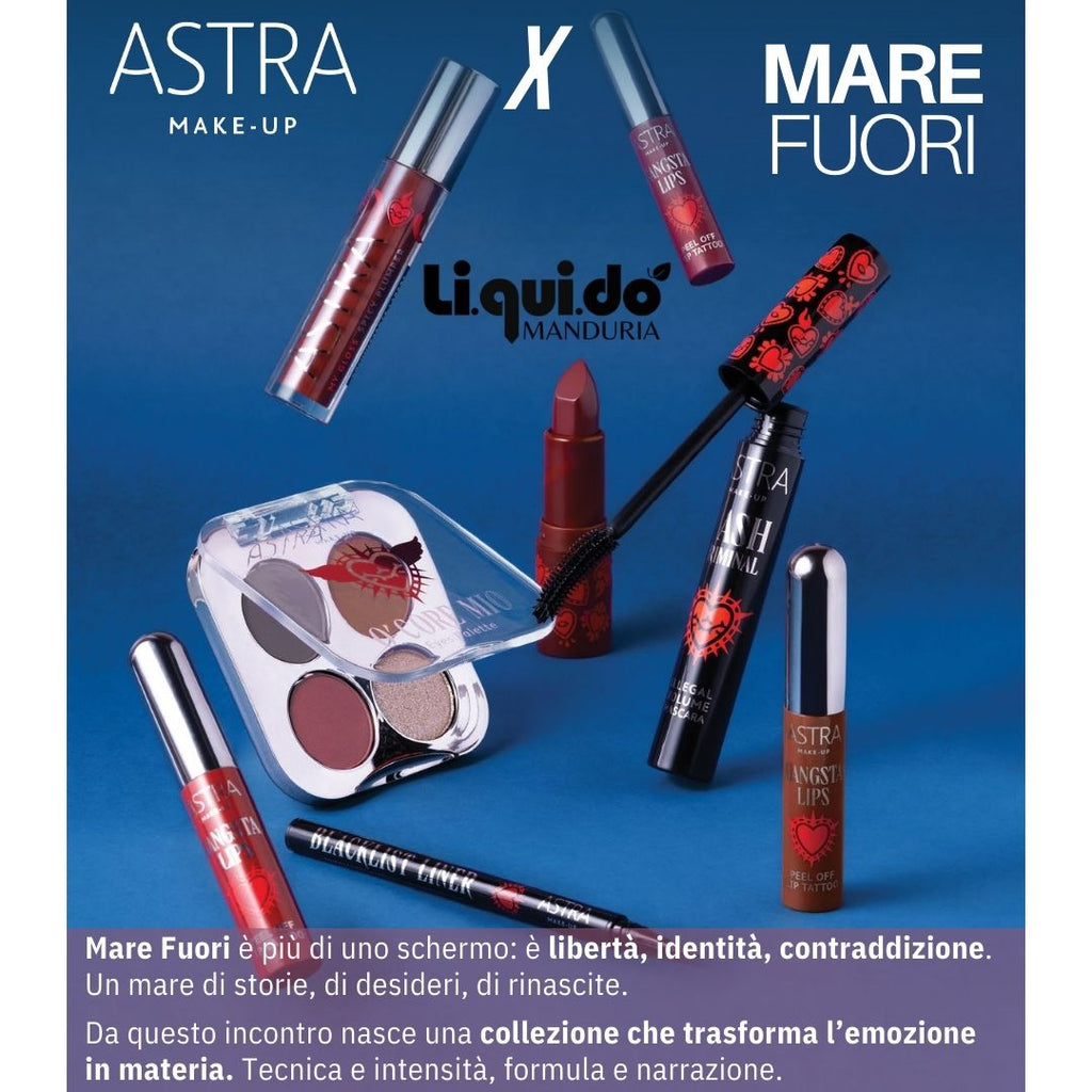 ASTRA MAKE-UP MARE FUORI BLACKLIST LINER – Eyeliner Waterproof di Precisione