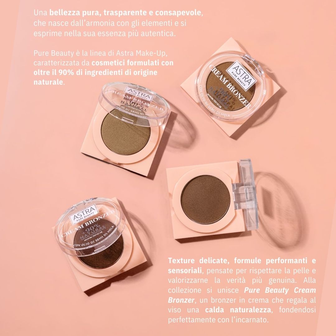 ASTRA PURE BEAUTY CREAM BRONZER - Bronzer in Crema +90% Natural