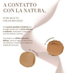 ASTRA PURE BEAUTY CREAM BRONZER - Bronzer in Crema +90% Natural - Liquidò