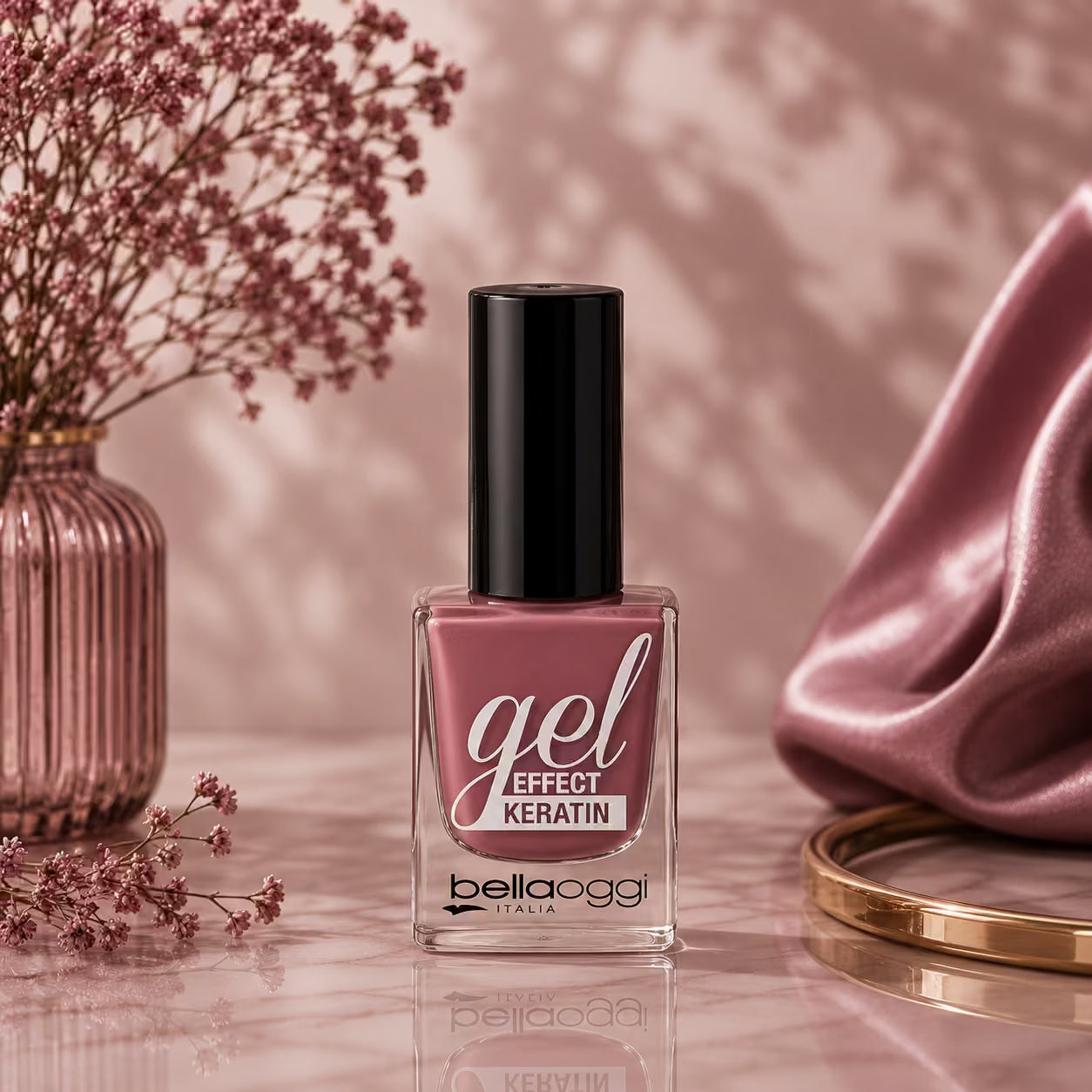 BELLAOGGI GEL EFFECT KERATIN - Smalti Unghie Effetto Gel 10 ml