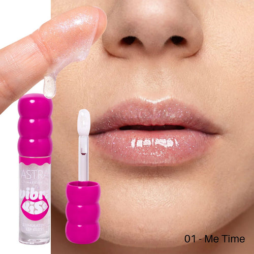 ASTRA MAKE-UP VIBRAKISS | Lip Gloss Vibrante Ultra-Luminoso
