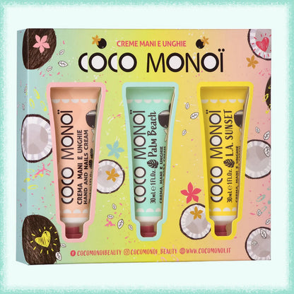 COCO MONOÏ KIT - Creme Mani e Unghie 3 Fragranze
