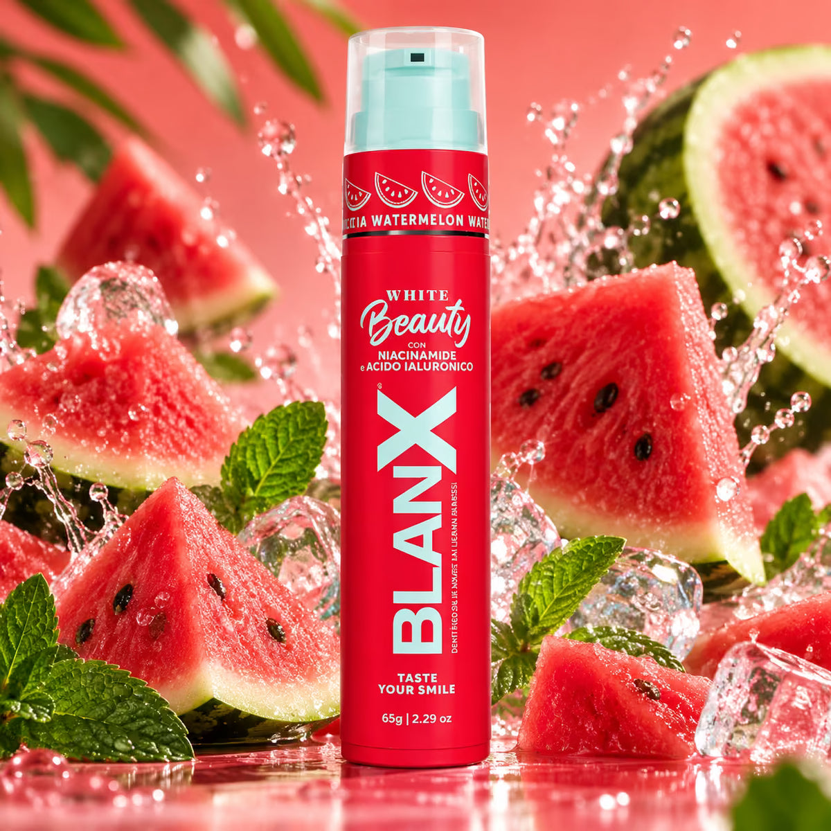 BLANX WHITE BEAUTY WATERMELON - Dentifricio Sbiancante 65 g