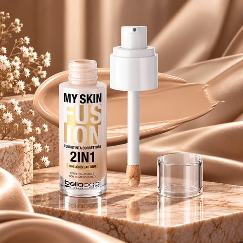 BELLAOGGI MY SKIN FUSION 2IN1 16H LONG LASTING - Fondotinta Correttore 22ml