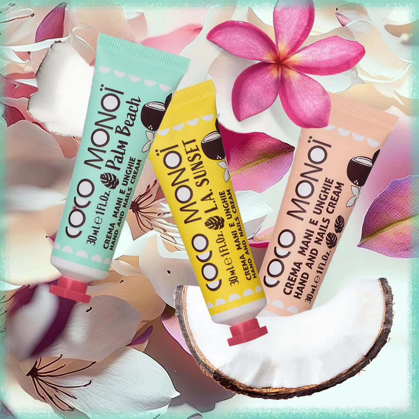 COCO MONOÏ KIT - Creme Mani e Unghie 3 Fragranze