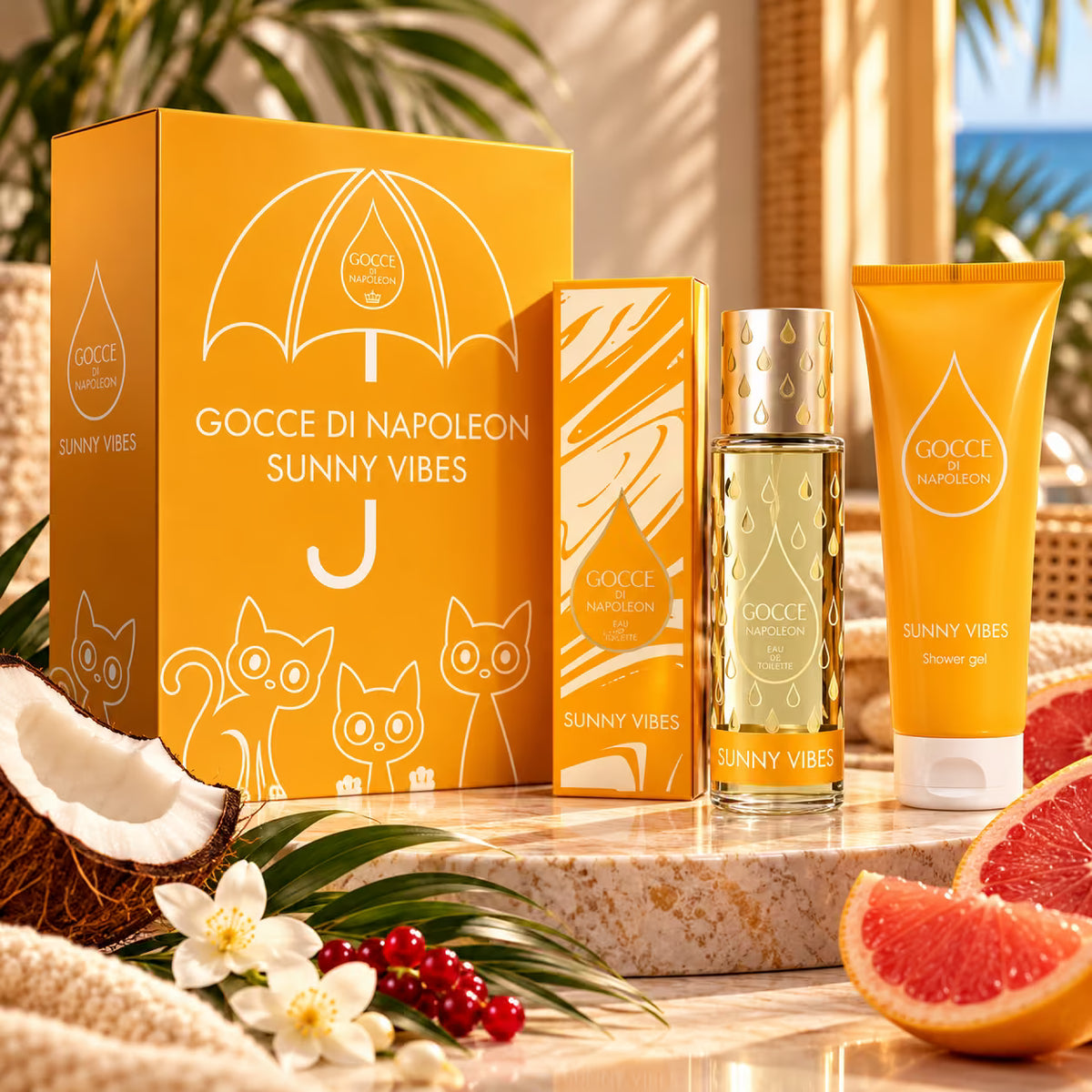 GOCCE DI NAPOLEON COFANETTO SUNNY VIBES - Eau de Toilette 100 ml + Shower Gel 300ml