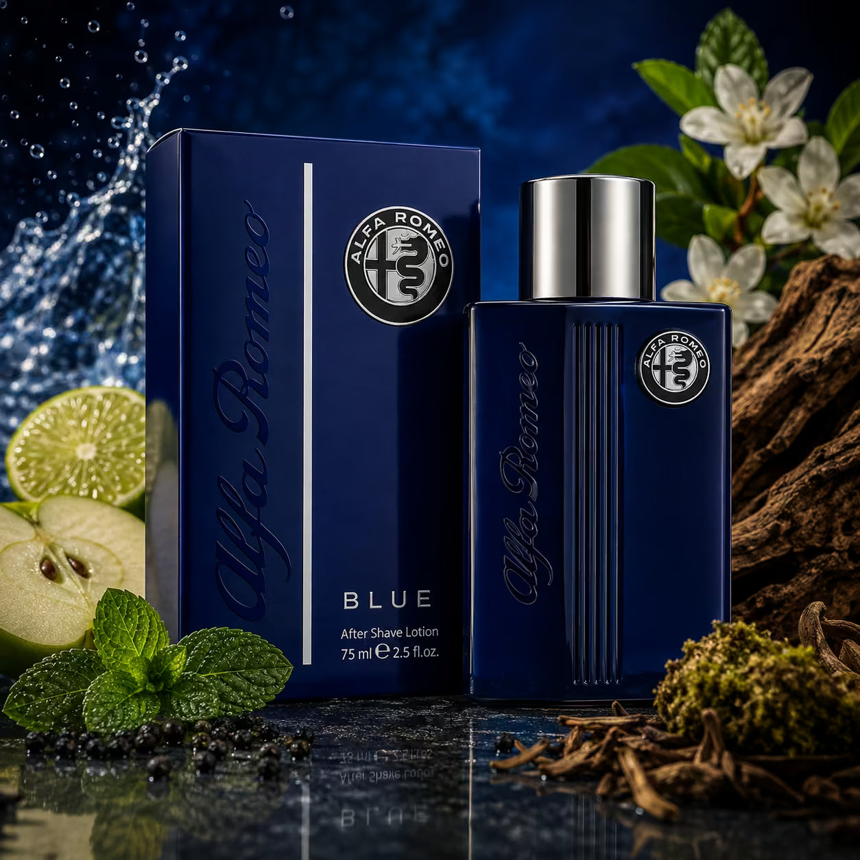 ALFA ROMEO BLUE AFTER SHAVE LOTION 75ml