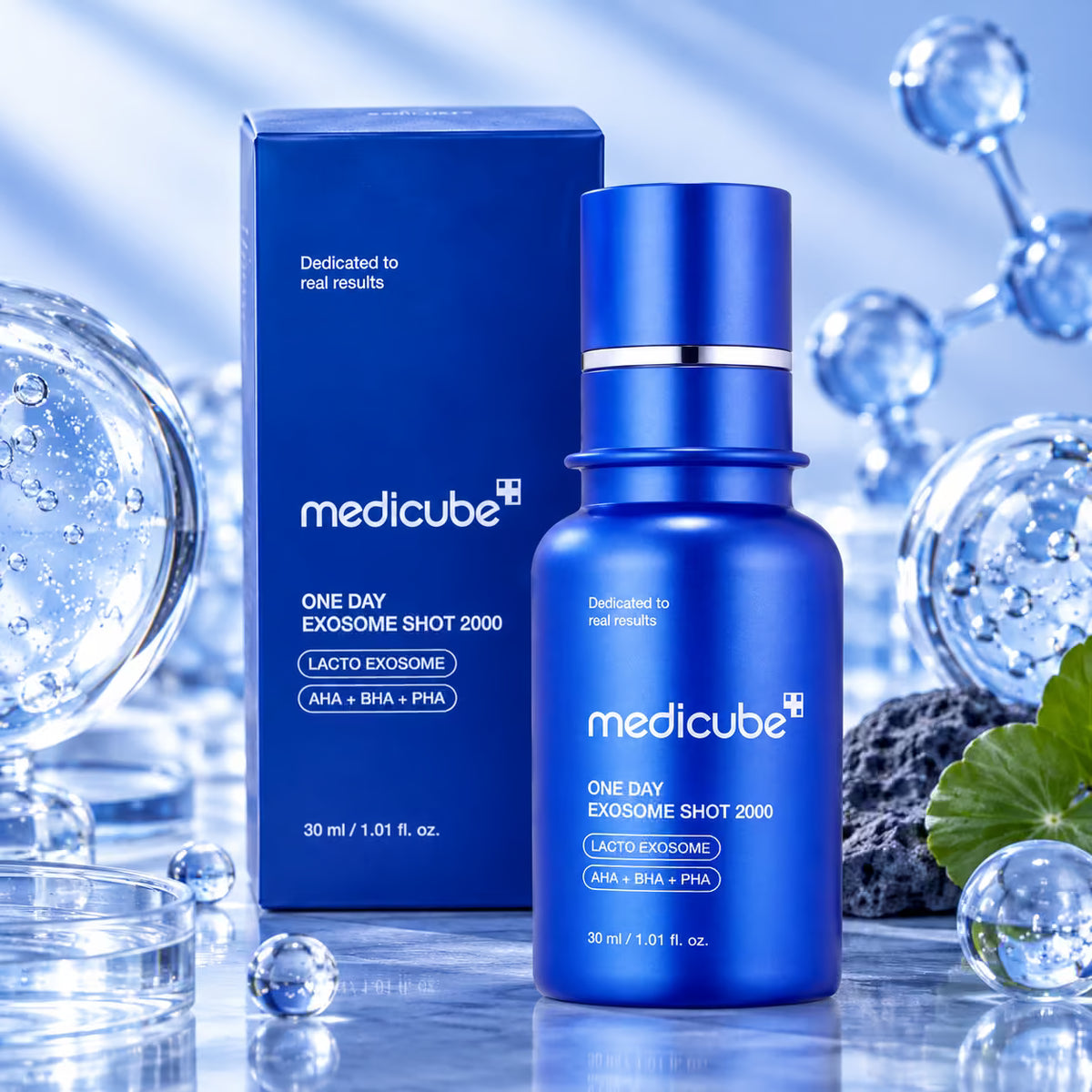 MEDICUBE ONE DAY EXOSOME SHOT 2000 - Siero Booster per Pori e Texture 30ml
