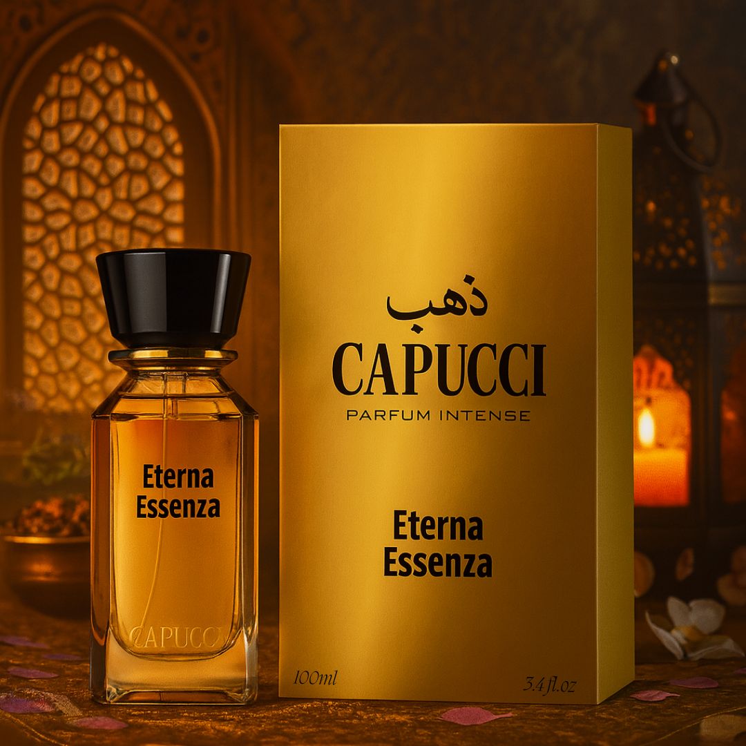 CAPUCCI COFANETTO ETERNA ESSENZA - ARABIAN Parfum Intense Unisex 100ml + Candela Profumata Omaggio