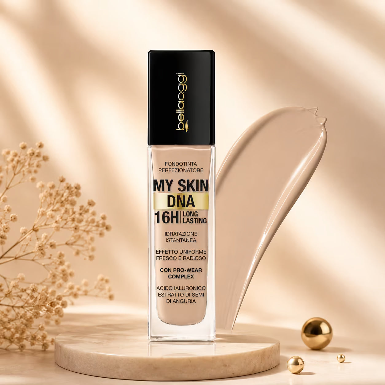 BELLAOGGI MY SKIN DNA 16H LONG LASTING - Idratazione Istantanea 33ml