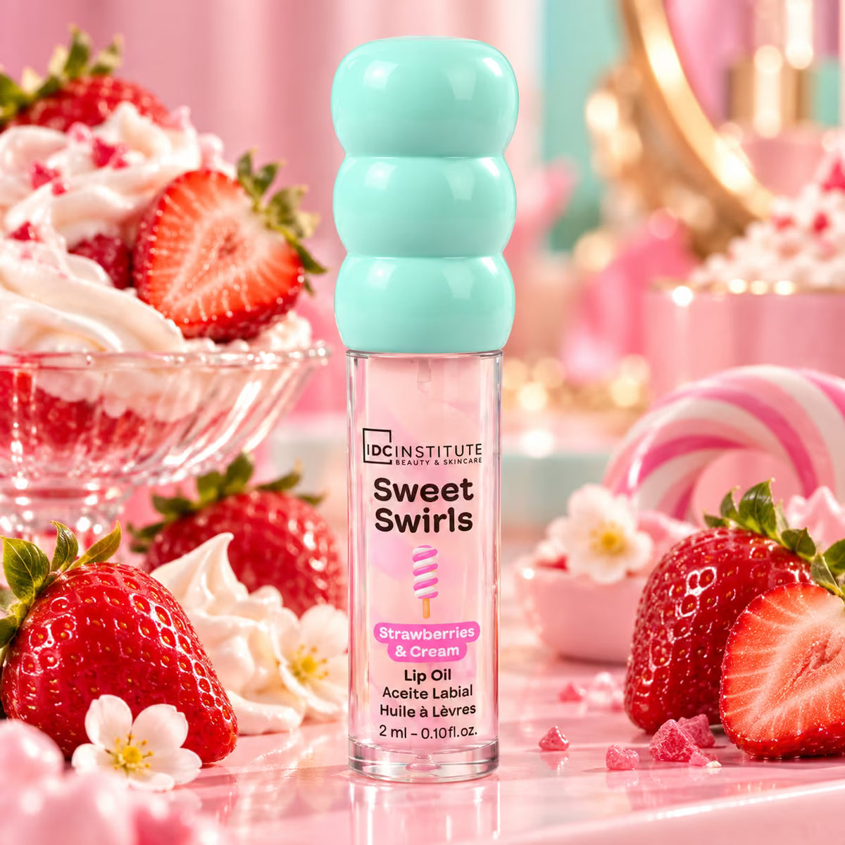 IDC INSTITUTE  SWEET SWIRLS LIP OIL 3ml