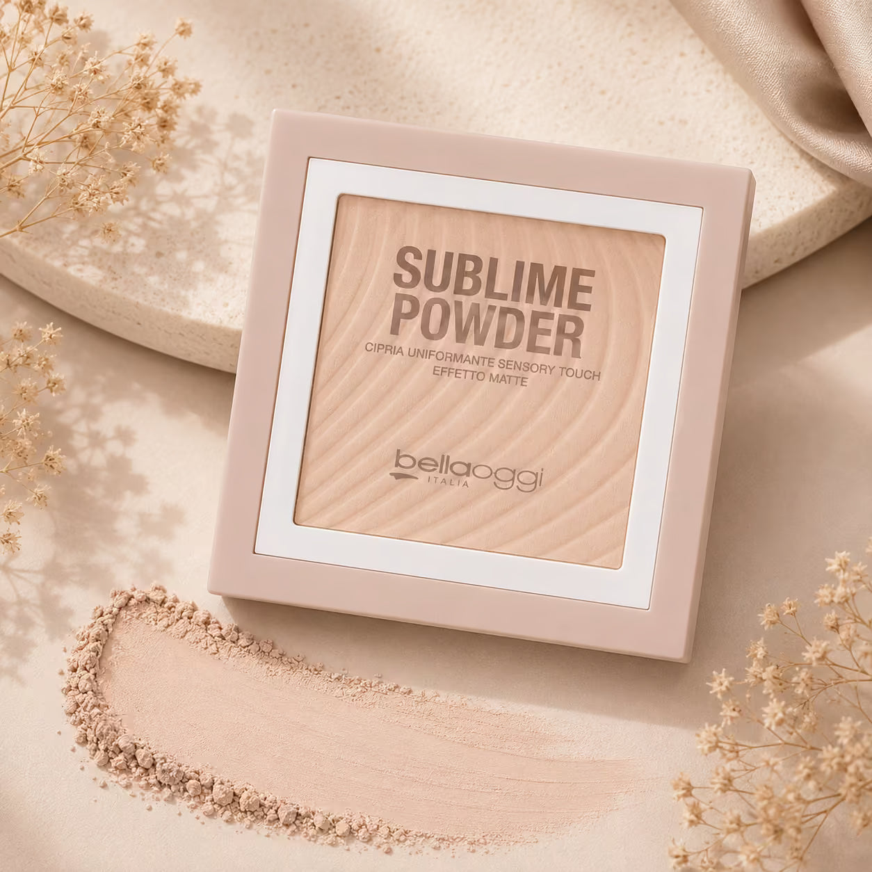 BELLAOGGI SUBLIME POWDER - Cipria Uniformante Sensory Touch Effetto Matte 9g