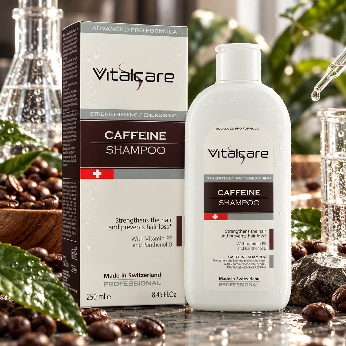 VITALCARE PROFESSIONAL ADVANCED PRO FORMULA CAFFEINE SHAMPOO 250ml