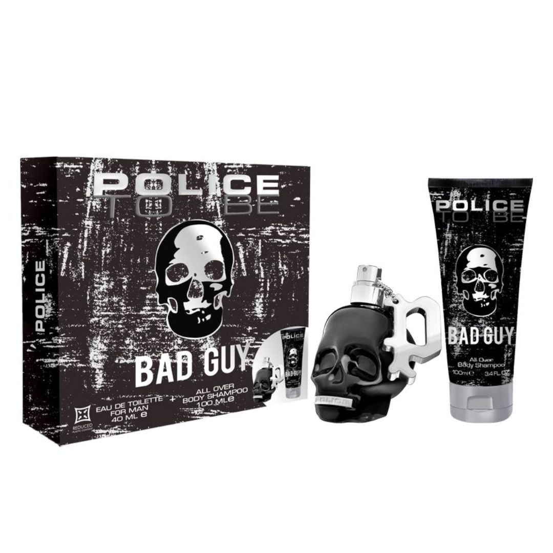 COFANETTO POLICE BAD GUY MAN EDT 40ML + BODY SHAMPOO 100ML