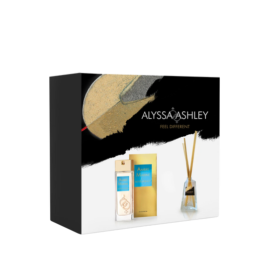 ALYSSA ASHLEY - Ambre Marine | Set EDP 50ml +  Profumatore Ambiente 50ml