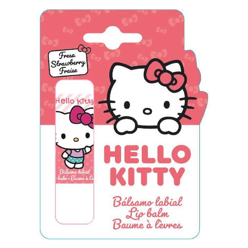 HELLO KITTY - Balsamo labbra fragola