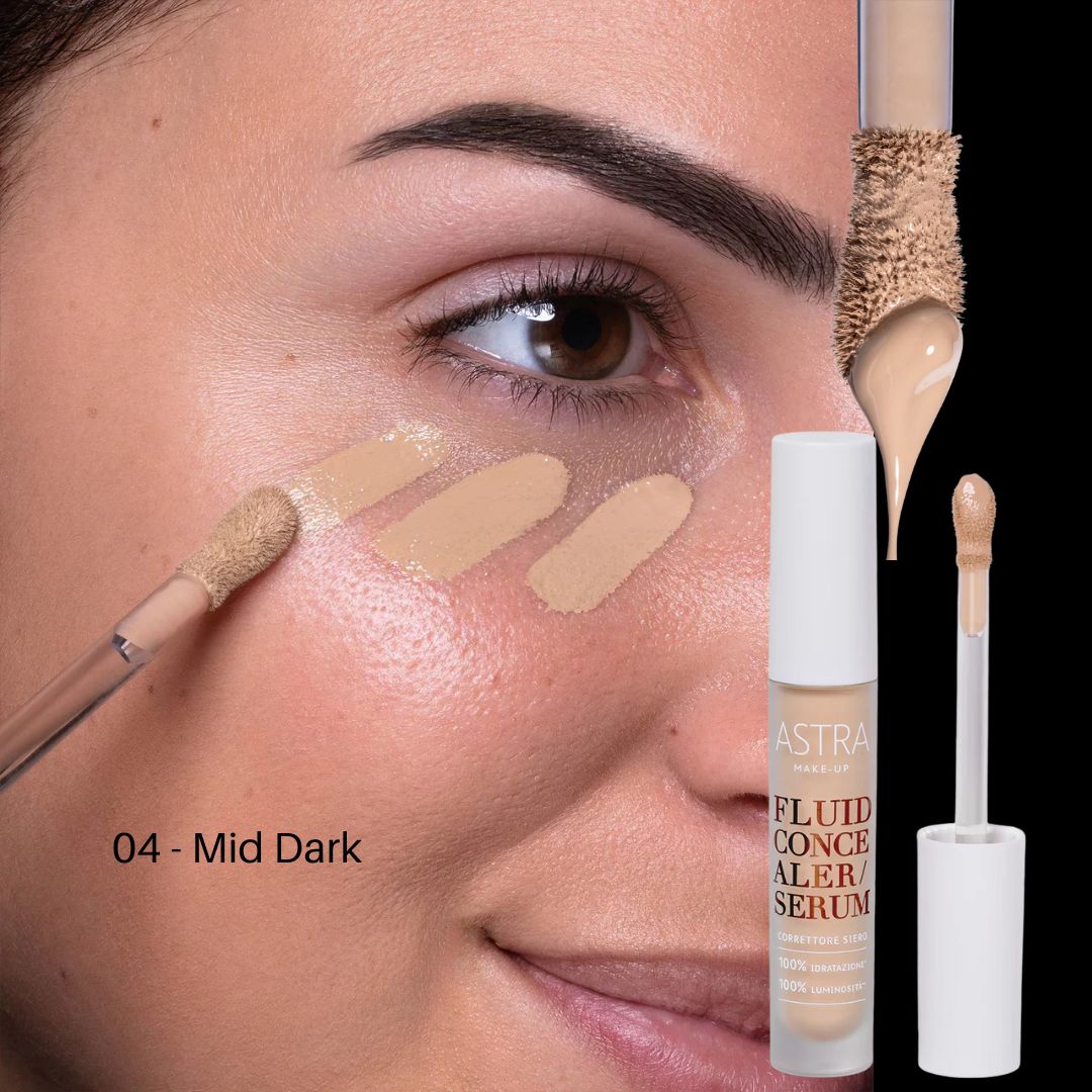 ASTRA MAKE UP FLUID CONCEALER SERUM - Correttore Siero Idratante Illuminante
