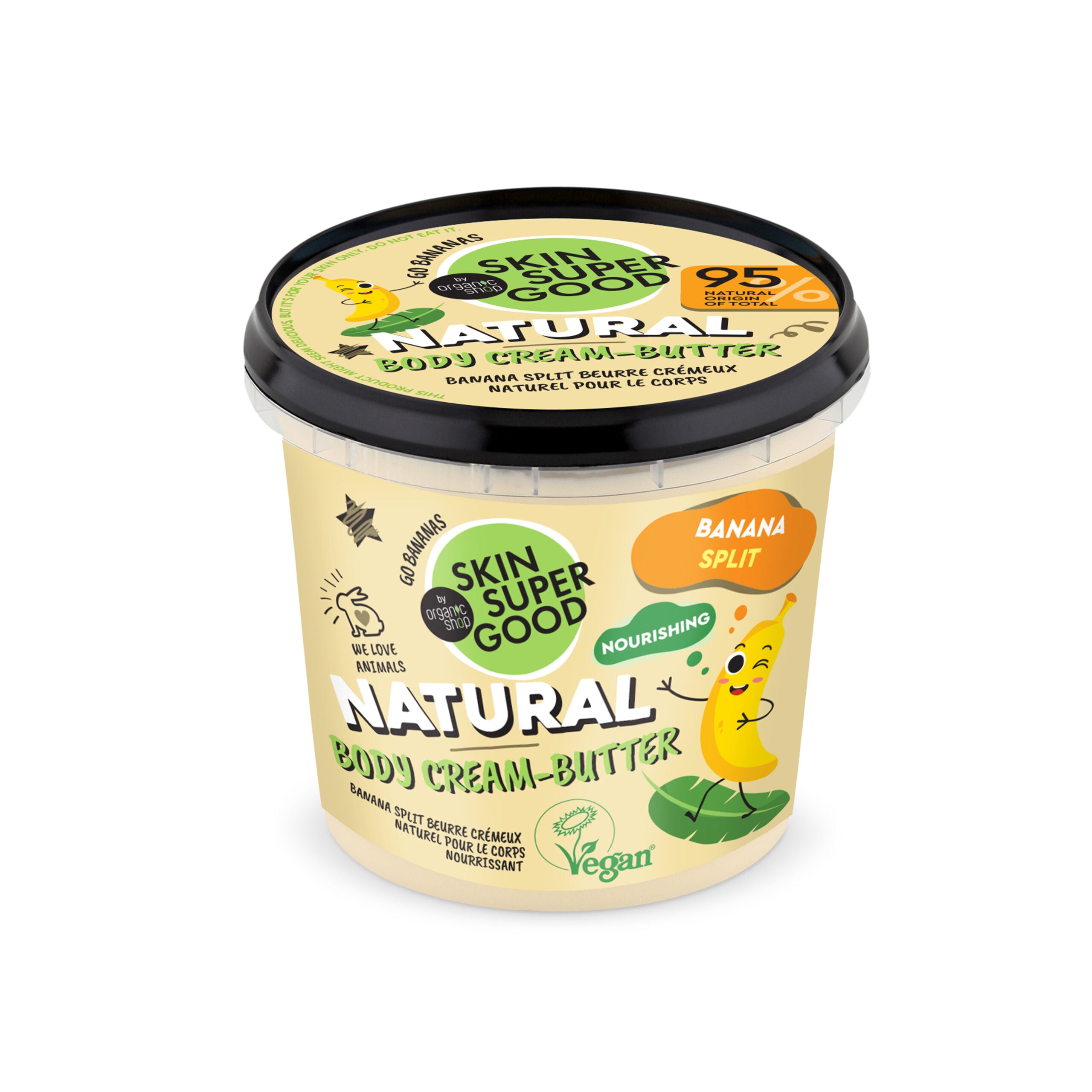 SKIN SUPER GOOD | CREMA-BURRO NATURALE PER IL CORPO - Banana Split
