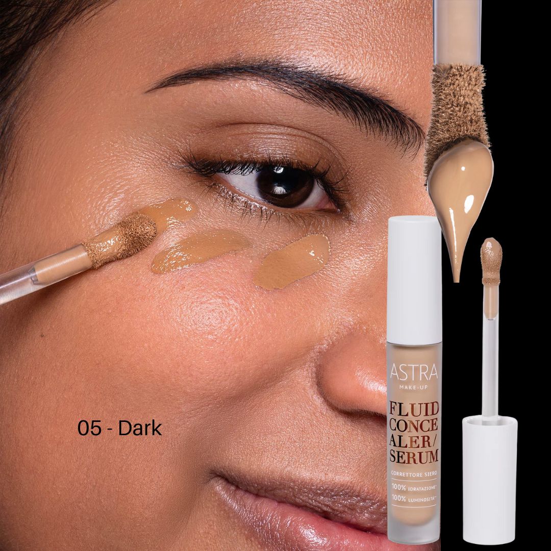 ASTRA MAKE UP FLUID CONCEALER SERUM - Correttore Siero Idratante Illuminante