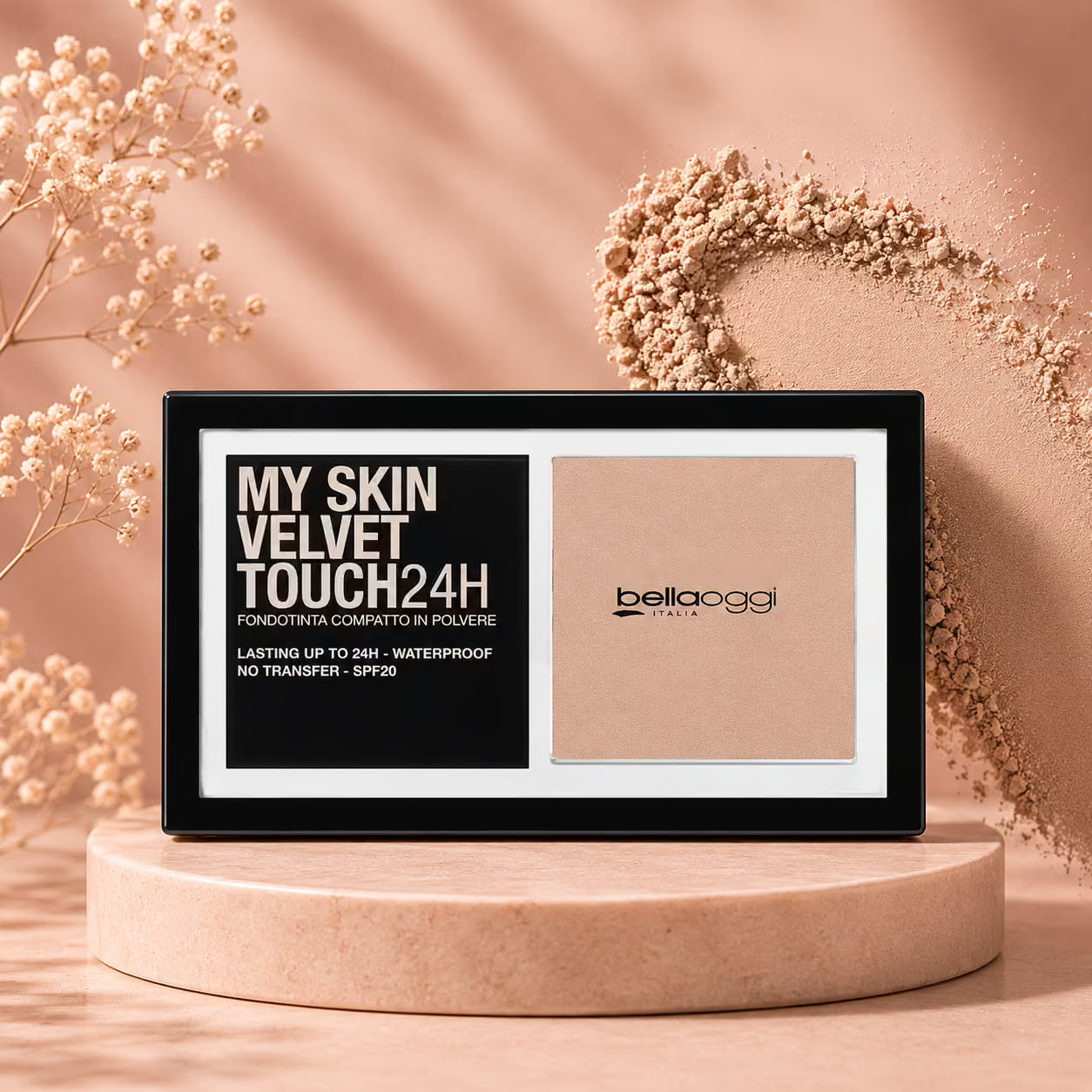 BELLAOGGI MY SKIN VELVET TOUCH 24H - Fondotinta Compatto In Polvere 9g