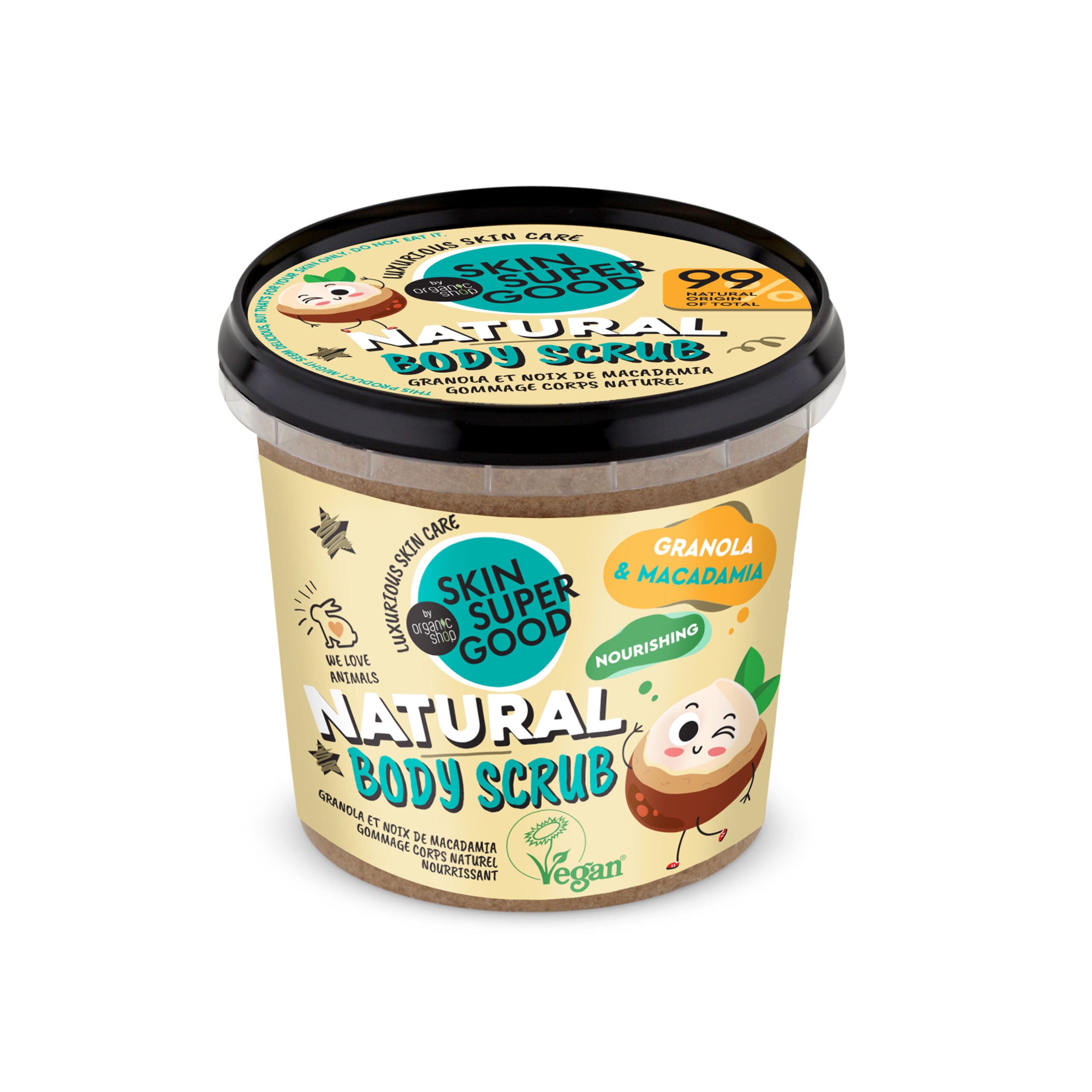 SKIN SUPER GOOD | SCRUB NATURALE CORPO NUTRIENTE - Granola & Macadamia