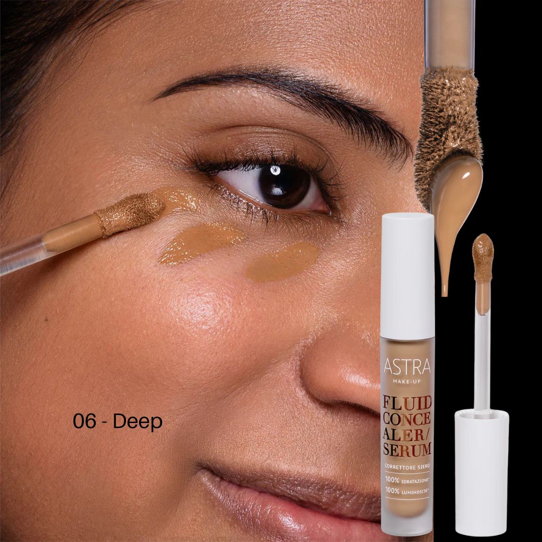 ASTRA MAKE UP FLUID CONCEALER SERUM - Correttore Siero Idratante Illuminante