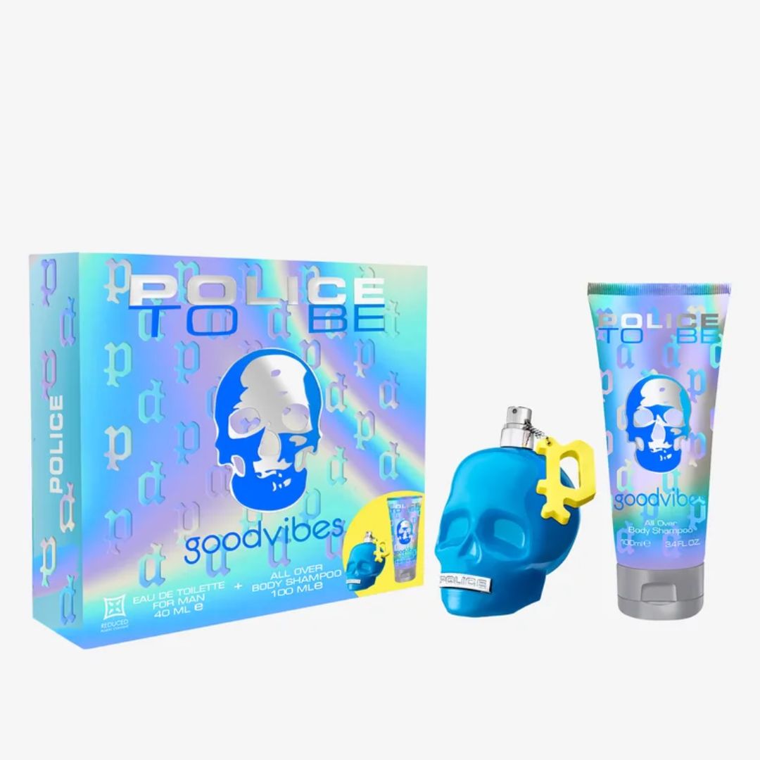 COFANETTO POLICE GOOD VIBES MAN EDT 40ML + SHAMPOO DOCCIA 100ML