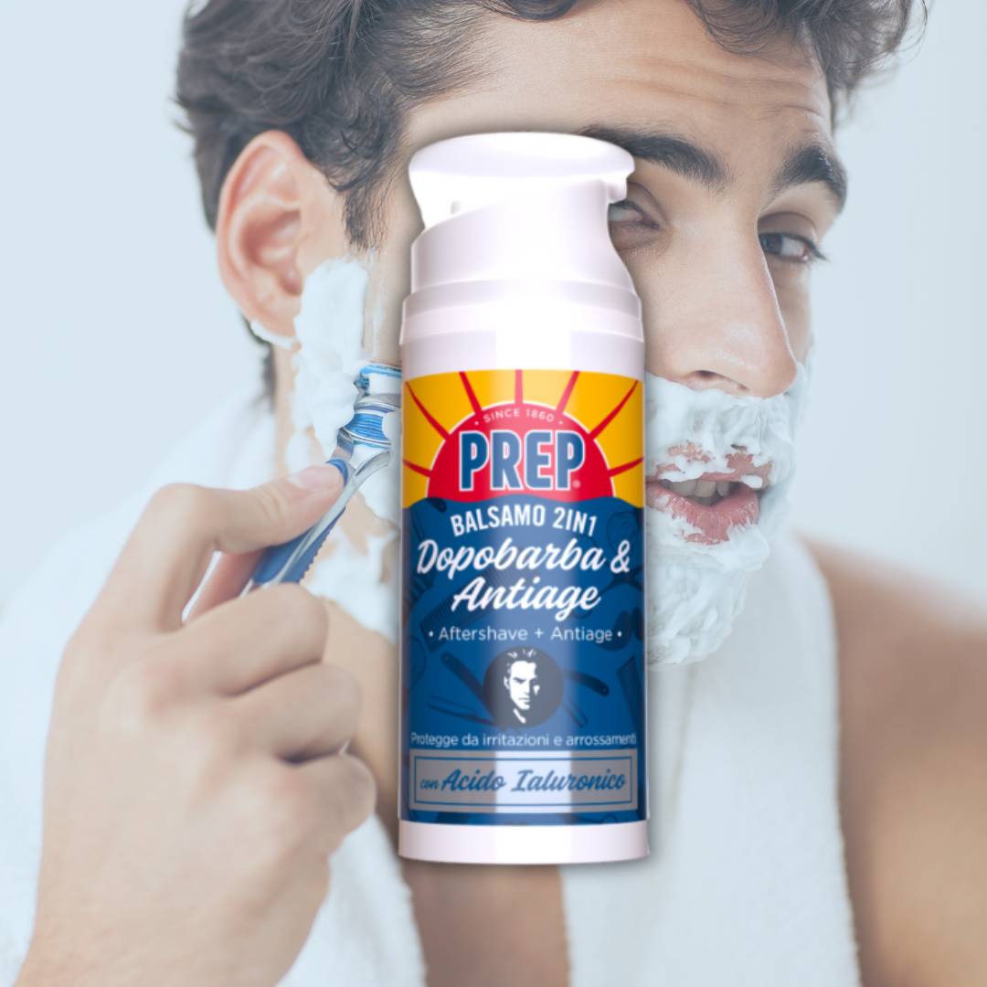 BALSAMO 2in1 DOPOBARBA & ANTIAGE - con Acido Ialuronico 80ml