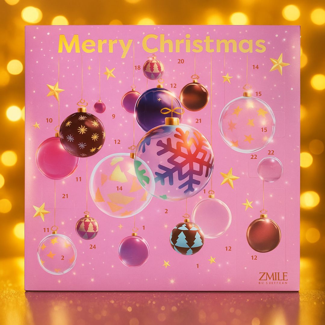 ZMILE COSMETICS VEGAN | 3D Christmas Balls - Calendario dell’Avvento Make Up 24 Giorni