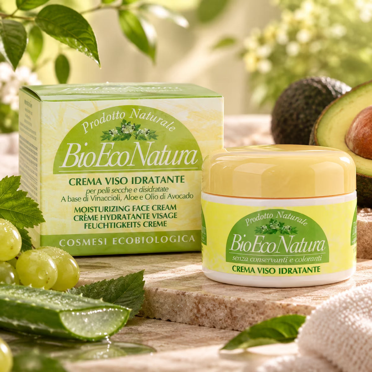 BioEcoNatura Crema Viso Idratante 50ml