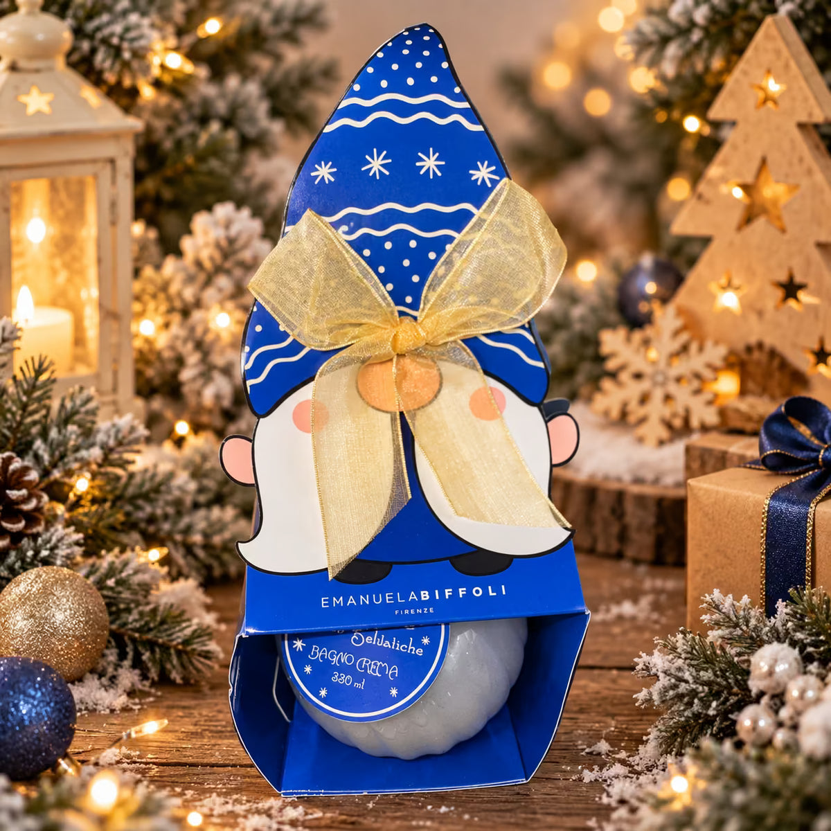 EMANUELA BIFFOLI CONFEZIONE BABBO NATALE - Bagno Crema Tuberosa e Bacche Selvatiche 330ml