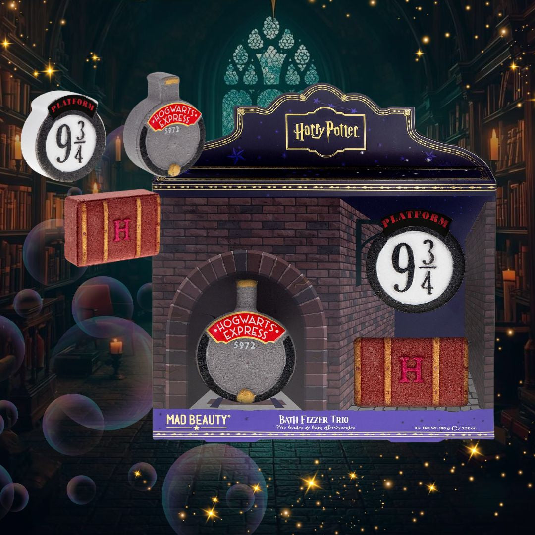 HARRY POTTER BINARIO9 3/4 - Set 3 Bombe da Bagno Effervescenti