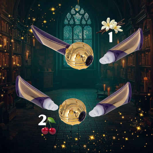 HARRY POTTER BOCCINO D'ORO – Balsamo Labbra Duo, Vaniglia & Ciliegia