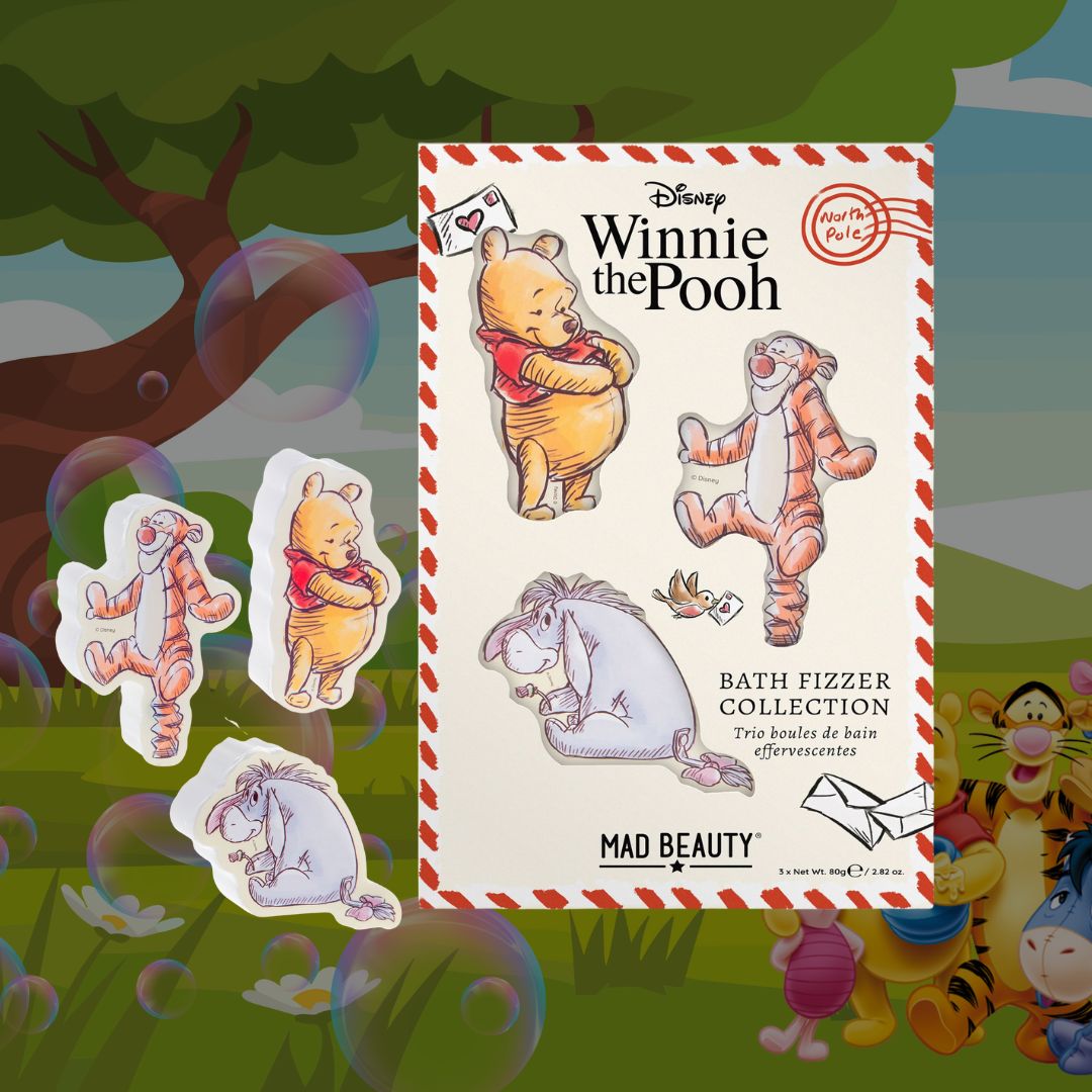 DISNEY WINNIE THE POOH X-MAS | Set 3 Bombe da Bagno Effervescenti Marshmallow