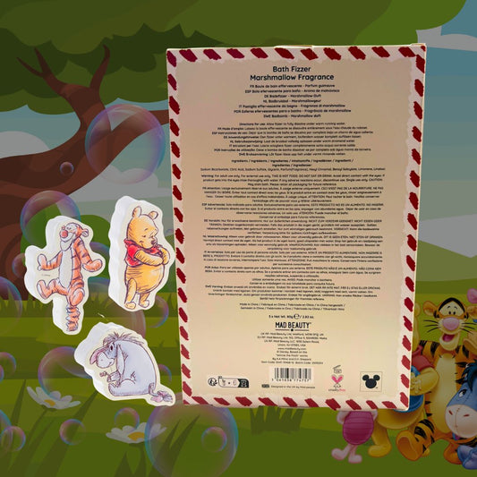 DISNEY WINNIE THE POOH X-MAS | Set 3 Bombe da Bagno Effervescenti Marshmallow