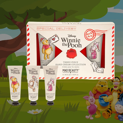 DISNEY WINNIE THE POOH X-MAS | Set 3 Creme Mani - Zucchero Filato, Bacche invernali e Miele